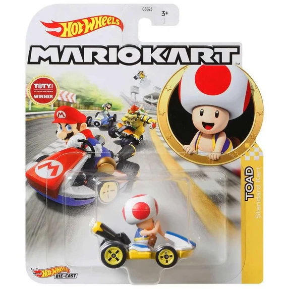 Hot Wheels Mariokart - Toad Standard Kart 1 Hot Wheels Mariokart - Toad Standard Kart