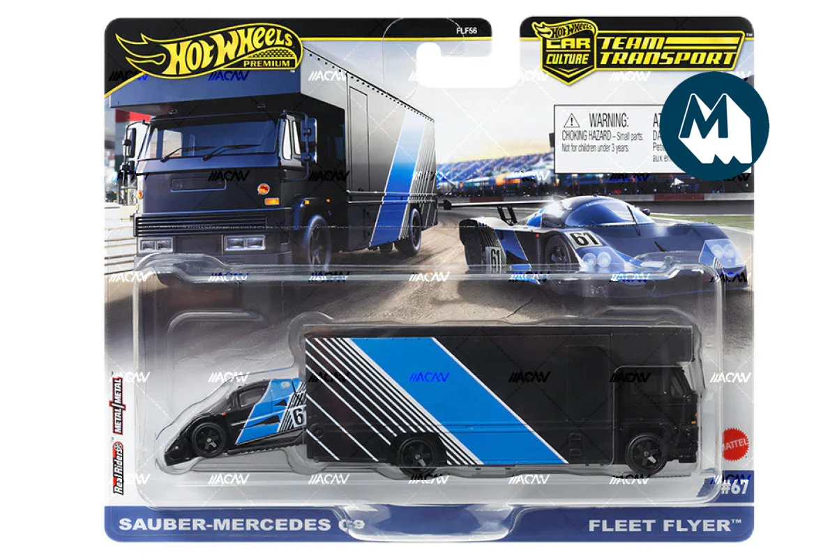 Hot Wheels #67 - Fleet Flyer / Sauber-Mercedes C9 1 Hot Wheels #67 - Fleet Flyer / Sauber-Mercedes C9