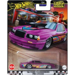 Hot Wheels Boulevard '86 Ford Thunderbird Pro Stock HRT72