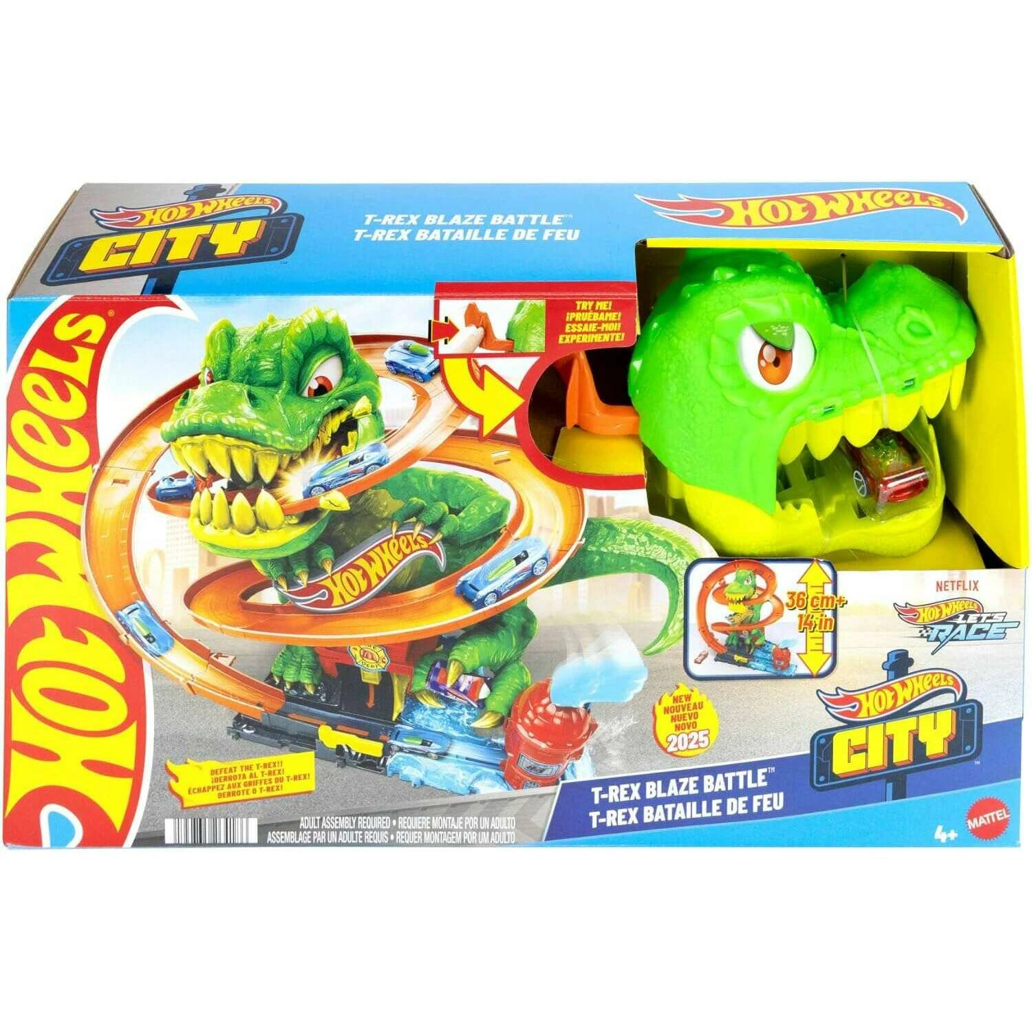 Hot Wheels City T-Rex Blaze Battle 6 Hot Wheels City T-Rex Blaze Battle - Image 6
