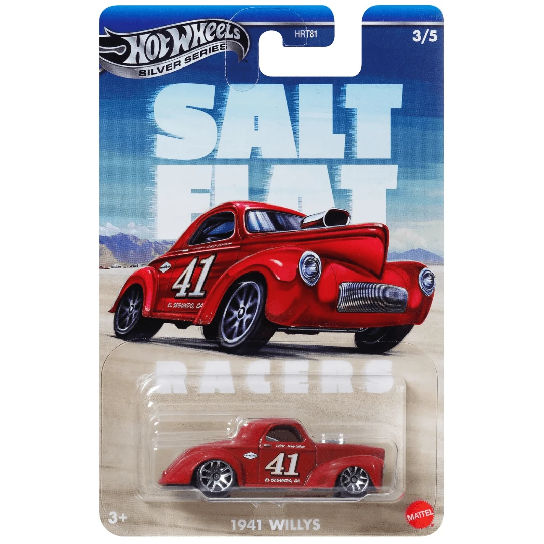 Hot Wheels Silver Series Salt Flat - 1941 Willys 3/5 1 Hot Wheels Silver Series Salt Flat - 1941 Willys 3/5