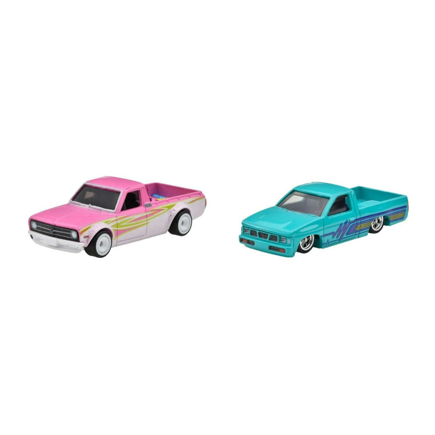 Hot Wheels Premium Car Culture 2-Pack - 1975 Datsun Sunny Truck And Custom '93 Nissan Hardbody 2 Hot Wheels Premium Car Culture 2-Pack - 1975 Datsun Sunny Truck And Custom '93 Nissan Hardbody - Image 2