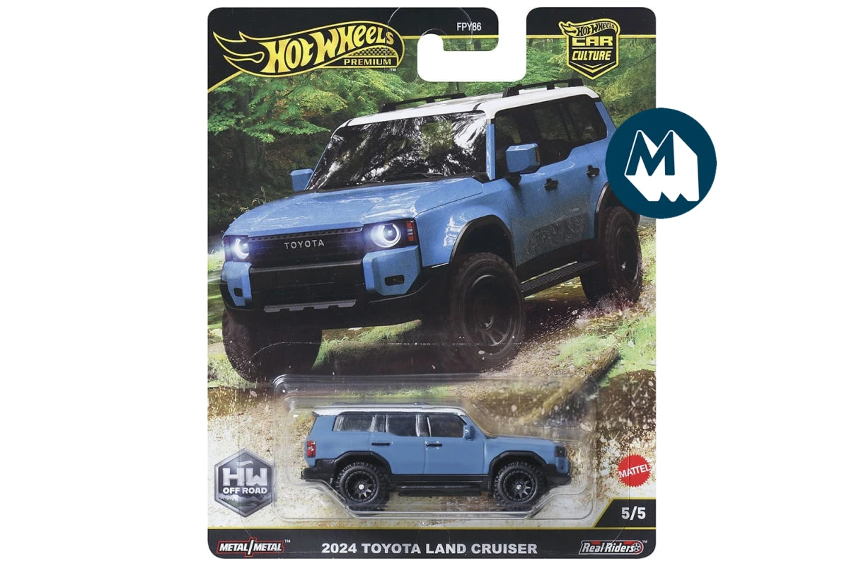 Hot Wheels Car Culture 2025 Mix 3 HW Off Road 2 / #5 - 2024 Toyota Land Cruiser (Blue) 1 Hot Wheels Car Culture 2025 Mix 3 HW Off Road 2 / #5 - 2024 Toyota Land Cruiser (Blue)
