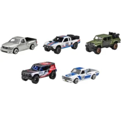 "Hyper Haulers" 5 Piece Set "Car Culture" Series Diecast Model Cars By Hot Wheels
