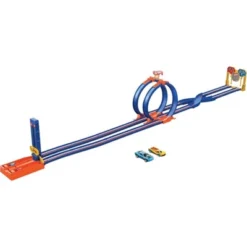 Hot Wheels Ultra Hots Wild Drive Drag Race Trackset