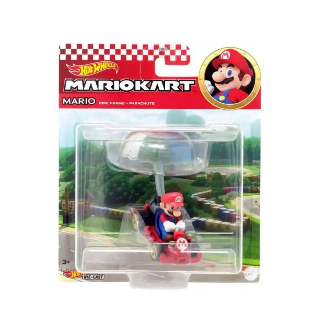 Hot Wheels Super Mario Kart Glider Die Cast Vehicle Set Of 6 3 Hot Wheels Super Mario Kart Glider Die Cast Vehicle Set Of 6 - Image 3