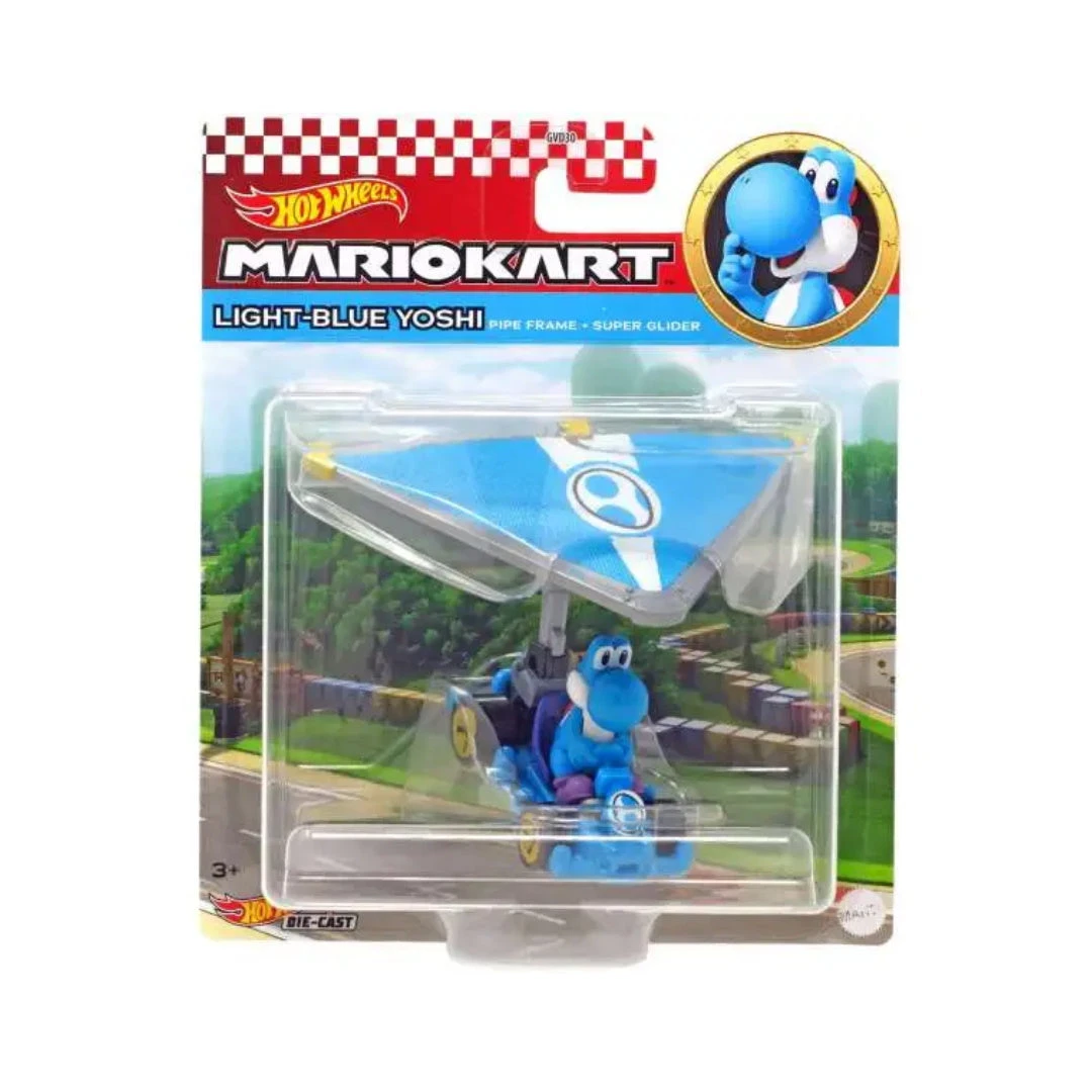 Hot Wheels Super Mario Kart Glider Die Cast Vehicle Set Of 6 4 Hot Wheels Super Mario Kart Glider Die Cast Vehicle Set Of 6 - Image 4