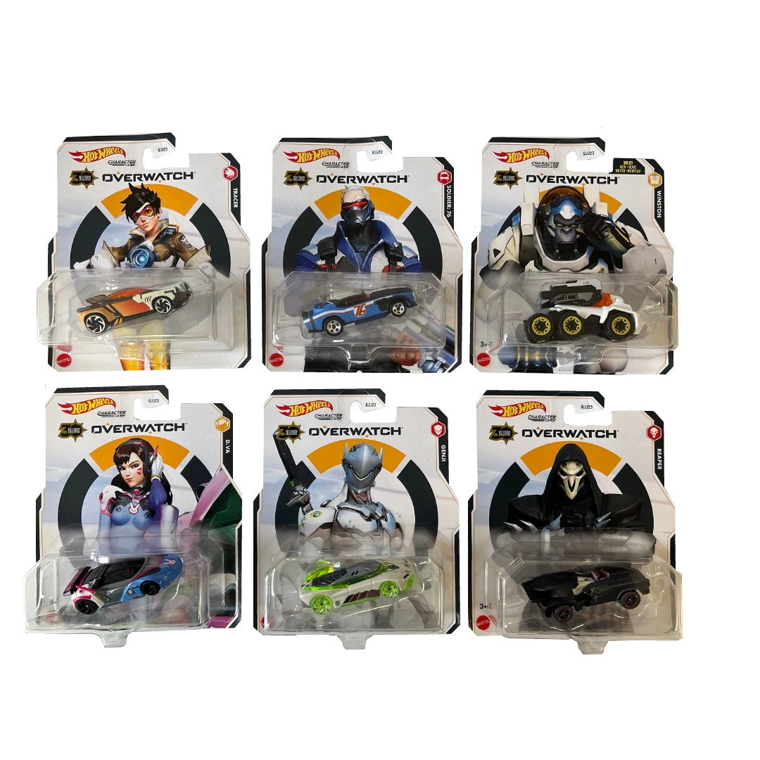 Hot Wheels Overwatch Character Cars Set Of 6 Cars 1 Hot Wheels Overwatch Character Cars Set Of 6 Cars